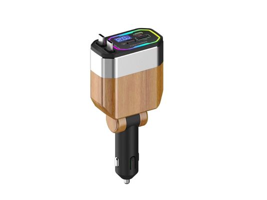 주문 DC12V - 24V Max 5.0A 디지털 기기용 확장 케이블이 있는 초고속 자동차 충전기 online manufacture