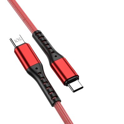 kopen Gebreide 60W / 100W USB Type C tot C kabel 1m 2m snel opladen data kabel online manufacture