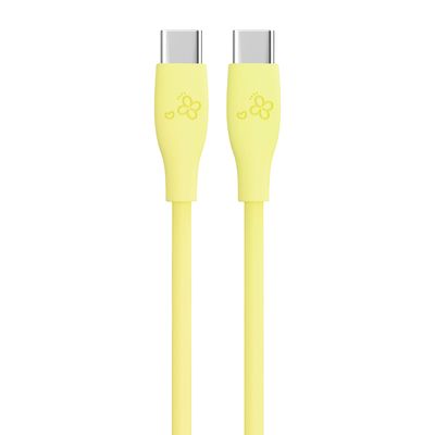 Αγορά Γοητευτικό Κίτρινο Χρώμα Καλώδιο USB-C με Διπλούς Συνδέσμους Type-C και Προσαρμοσμένο Υλικό Σιλικόνης online manufacture