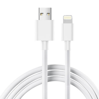 주문 흰색 USB 충전 케이블 1M / 2M 고속 데이터 전송 케이블 online manufacture