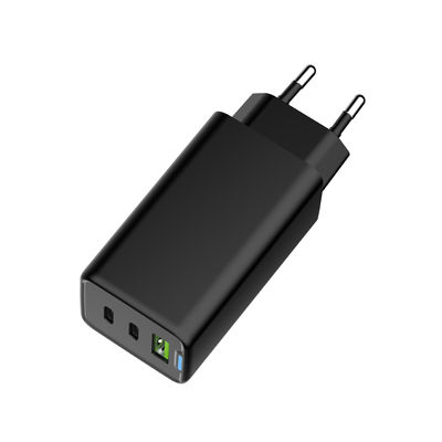 주문 맞춤형 GaN USB 충전기 빠른 충전 65W 2 USB C 포트 벽 충전기 online manufacture