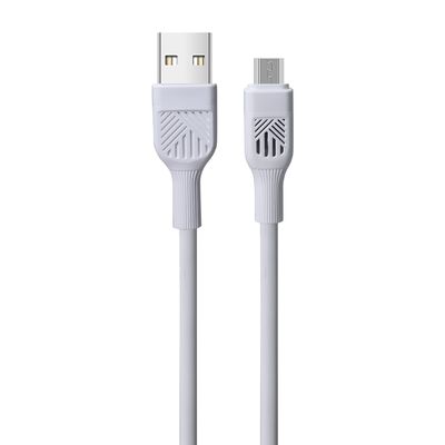 kopen AC 10W Uitgang Duurzame witte Micro USB kabel met anti-break ontwerp Aanpasbare OEM-ondersteuning online manufacture