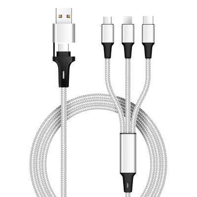 Beli 1M 4-in-1 Kabel pengisian data multi-interface yang dipintal Solusi yang sempurna untuk kebutuhan khusus online manufacture