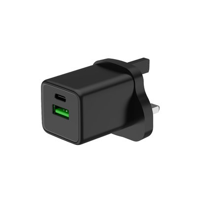 satın al GaN USB A Dual Port PD Duvar Şarj Aşıcısı Hızlı C Tipi Şarj Blok Plug OEM online manufacture