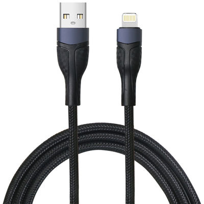 Beli Kabel pengisian yang dipintal untuk perangkat Lightning/Android/Tipe C dengan kecepatan transfer cepat yang disesuaikan online manufacture