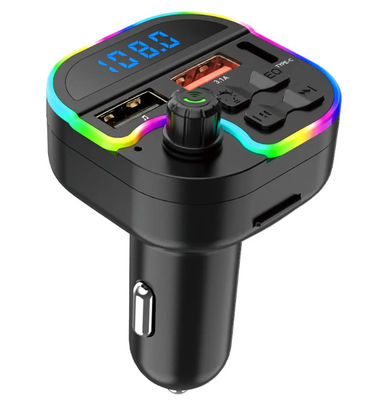 주문 BT Fm 송신기와 함께 화려한 빛 USB 자동차 충전기 자동차 Mp3 플레이어 FM 모듈러 online manufacture