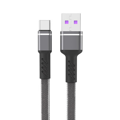 Beli Kabel USB-C Pengisian Cepat Nylon 5A untuk Transfer Data Cepat online manufacture
