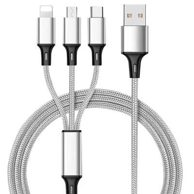 comprar 2A / 3A 1M cable de carga trenzado velocidad de transferencia de datos 480Mbps personalizado online manufacture