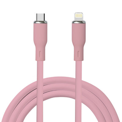 comprar 3A Saída Silicone USB Cable de Carregamento Rosa / Branco / Azul / Preto / Verde Cor online manufacture