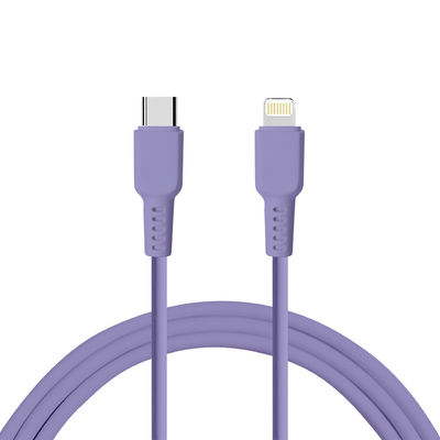 주문 사용자 정의 가능한 TPE USB 케이블 1m / 2m 길이 C-C20V3A 60W 최대 / C-L 9V3A 27W 최대 online manufacture