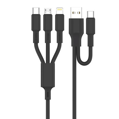 comprar 1M 3A TPE Cable USB personalizable 5 en 1 Cable de datos para carga de teléfono móvil online manufacture