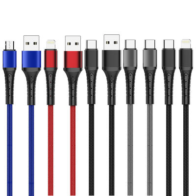satın al Hızlı aktarım için özel yapılmış örülmüş şarj kablosu online manufacture