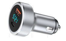 comprare QC PD Fast Charging USB Car Charger Socket Tipo C Con Display Digitale 58.5W online manufacture
