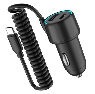 خرید نوع C USB شارژر ماشین 12 ولت قابل حمل شارژر ماشین PPS شارژر هوشمند شارژر سفر online manufacture