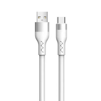 satın al Cep telefonu TPE USB Kablosu 2A / 3A USB A Şarj Kablosu Beyaz Özel Uzunluk online manufacture