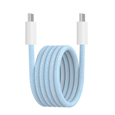 satın al Yüksek Hızlı Dörtlü Manyetik USB Kablosu Renkli USB C'ye USB C Şarj Kablosu online manufacture