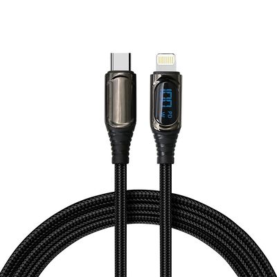 comprar Cable de carga multifunción trenzado CC60W / CL27W Cable de pantalla digital de carga rápida online manufacture