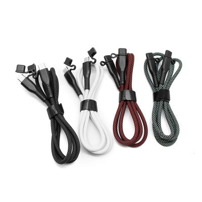 Beli Kabel pengisian terjalin khusus dengan tutup pelindung Tipe C hingga Tipe C Kabel 1M online manufacture
