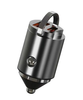 Mua Metal Sliver Pull Ring Bộ sạc xe USB PD 30W Bộ sạc xe siêu nhanh QC 3.0 online manufacture