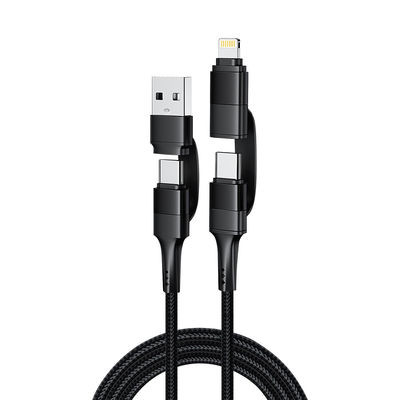 kopen High Speed Multi Function Charging Cable 4 In 1 Geflechte kabel USB / Type C tot Type C / Lightning online manufacture