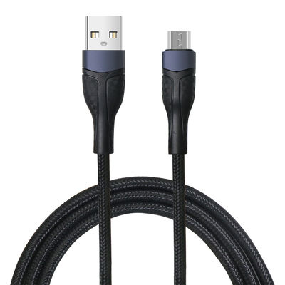 Beli 1M Transfer Data Cepat Kabel Pengisian Berliku dengan 2A Output dan Customized Aluminium Shell PVC online manufacture