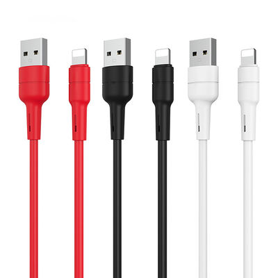 kopen 1M PVC Series 2A Charging USBA naar TYPEC naar micro naar verlichting Charge and Data Transfer Cable Fast Charging Supported online manufacture