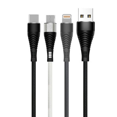 Beli Kabel pengisian 2A TPE Seri 1M untuk USBA ke Micro ke Typec ke Lighting USBC ke Lighting ke C Fast Charge dan Transfer Data online manufacture