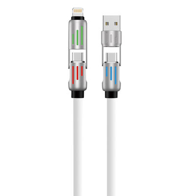 kopen 4 in 1 snel opladen Multi Charger Cable USB to Lightning/Type-C Connector Type online manufacture