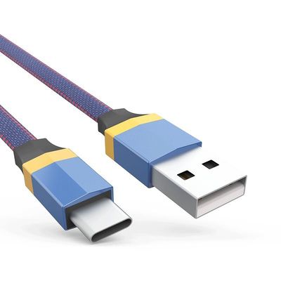 Beli 2A 3A Dipelintasi dengan cangkang aluminium USB kabel pengisian untuk ponsel kecepatan transfer 480Mbps online manufacture