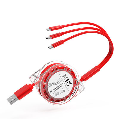 購入 1M TPE USBケーブル 3 IN 1 2A 出力 480Mbps 1M 長さ 携帯電話充電用のカスタマイズ可能なケーブル online manufacture