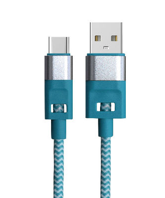 kupować 1m Włóczony kabel ładowania USB 2.0 5V 2A/5V 3A USB A Kabel danych do ładowania telefonów komórkowych Dostosowywalny online manufacture