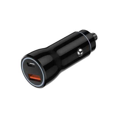 kaufen PD QC 20W USB A USBC Dual Ports Auto-Schnellladegerät Smartphone mit leichter Ausgabe 2 In 1 Reiseladegerät online manufacture