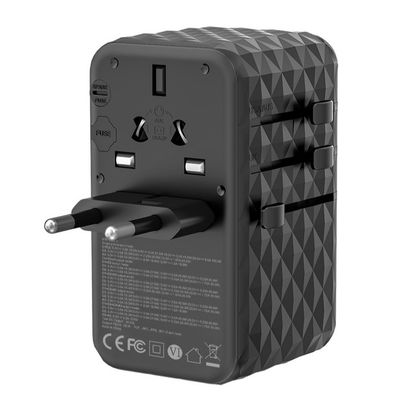 Mua Bộ sạc du lịch phổ quát nhỏ gọn mạnh mẽ UK Plug Type 2500W Tăng áp tối đa cho các chuyến đi không rắc rối online manufacture