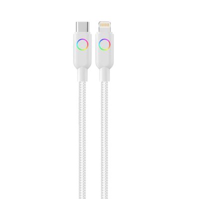 satın al Kişiselleştirilmiş RGB örgülü telefon şarj kablosu - 1m ve 2m seçenekleri özelleştirilmiş online manufacture