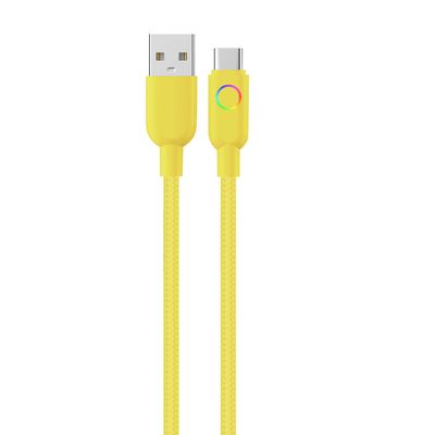 satın al Döşelenmiş RGB Işık Telefon Şarj Kablosu 1m & 2m Boyutlar Özel online manufacture