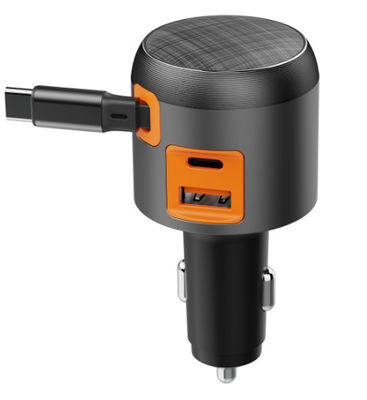 Mua Bộ sạc xe hơi 60W với cáp kéo ra - Bảo vệ IC thông minh tích hợp, sạc nhanh cho tất cả các thiết bị USB-C online manufacture