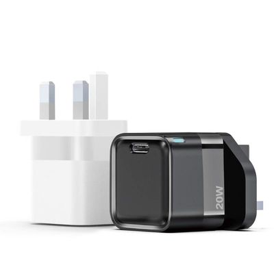 Купить GaN USB зарядное устройство LX PD 20W Быстрое зарядное устройство с светлым черным/белым или OEM 100-240Vac 5V 3A 9V 2.22A 12V 1.67A 20W online manufacture