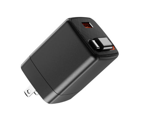 購入 NexCharge2イン1有線アダプター USB-A (12W) +USB-C (18W PD) 同時に充電 online manufacture