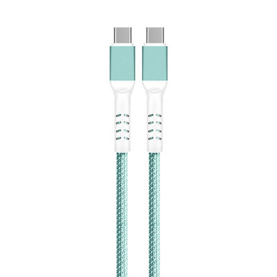 satın al Evrensel uyumluluk Çok renkli şarj kabloları 100cm uzunlukta TPE ve alüminyum alaşımla örülmüş online manufacture