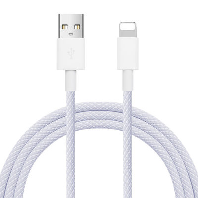 kopen 2-pack tangle-free gebreide kabel MFi-gecertificeerd alternatief voor OEM-ondersteuning en aangepaste behoeften online manufacture