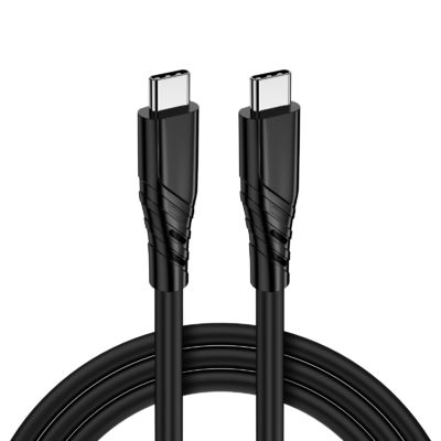 kupować Czarny kabel 240W z szybkim ładowaniem 40Gbps przeznaczony do ekstremalnej prędkości i trwałości online manufacture