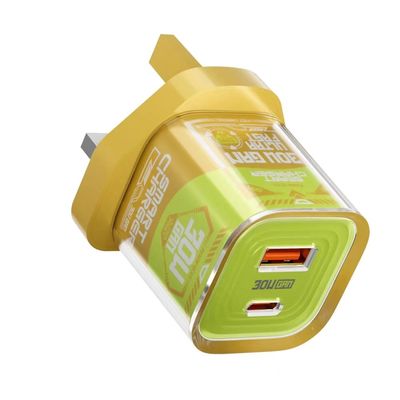 Beli Pengisi daya cepat 30W PD Pengisi daya dinding USB-C kecil yang kuat untuk iPhone 15/14/Android Fitur Keamanan Perlindungan over-voltage online manufacture