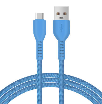 Beli Kabel USB-C Nilon Kepang 2025 1M/3.3ft Pengisian Cepat PD Penutup Silikon Tahan Lama dengan Output Maks C-C20V3A 60W online manufacture