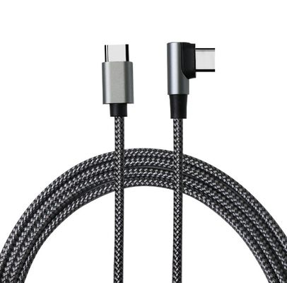 購入 1m L字型充電ケーブル 高耐久ナイロン編組デザイン ブラック/ホワイト/レッド/ブルー online manufacture