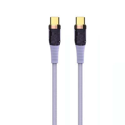 kopen C-C20V3A 60W max/C-L 9V3A 27W max 1m Lengte Transparante kabel PVC 48 vlechten 5-kern blik koper-goudgeplatte terminals online manufacture