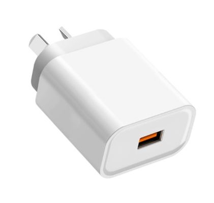 주문 고속 동기화 18W AU 충전기 준비 케이블 Qualcomm 인증 2.4A 출력 전류 ABS PC 플라스틱 online manufacture