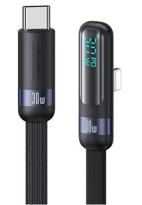 Beli Kabel Tipe-C PD 100W dengan Digital Display Line Braided 1m Panjang Customized OEM Support Fast Charge King online manufacture