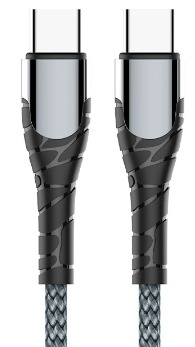 comprar Cable trenzado resistente de doble tipo C para datos y carga de alta velocidad online manufacture