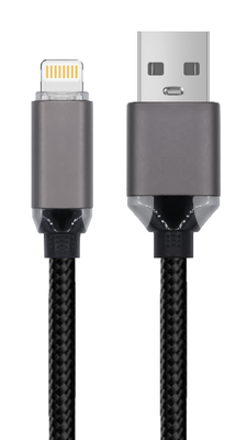 kopen Zware, gevlochten Lightning data- en oplaadkabel online manufacture