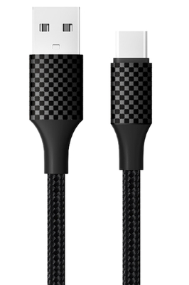 kupować Stylowy, wykreślony wzorem kabel USB - A do USB - C, spleciony przewód nylonowy do trwałego szybkiego ładowania online manufacture